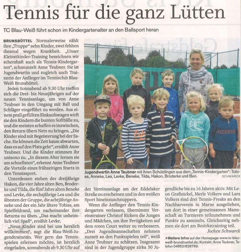 2014.09.09 Kindertennistraining